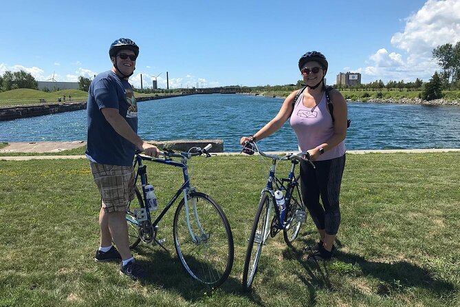 Waterfront Ride: Outer Harbor History Bike Tour - The Buffalo Erie Basin Marina lookout